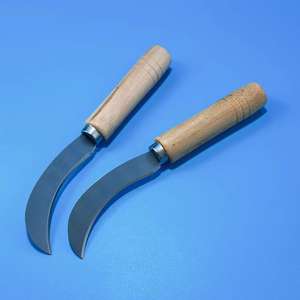 Cuchillos para piña con mango de madera, cuchillos para frutas, cuchillos curvos y cuchillos de cocina al por mayor para tiendas de un o dos yuanes. - Product Image 4