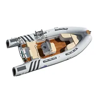 Bateau de pêche gonflable en aluminium de 5,2 m, yacht sportif pour la pêche à la dérive, capacité de 8 personnes, certifié CE, moteur 85 CV