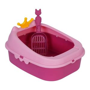 Lettiera per Gatti Grande con Coperchio, Bordi Alti, Vassoio Chiuso, Controllo Odori, Facile da Pulire, per Gatti da Interno, Forniture Durevoli per Animali Domestici - Product Image 5