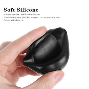 2 unids/par silicona PP negro cubierta de oreja tinte para el cabello Protector de oreja impermeable ducha protector de oreja orejeras peluquería - Product Image 3