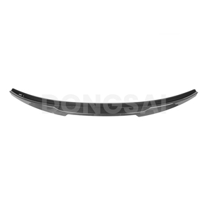 M4 stil kuru karbon Fiber arka bagaj dudak kuyruk kanat Boot Spoiler Ducktail Audi A6 S6 C8 2020 + - Product Image 4