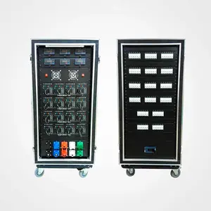 Electrical Stage 3 Phase 24CH Main Input Camlock With 19 Core Socapex Output Rack Power Distribution Box