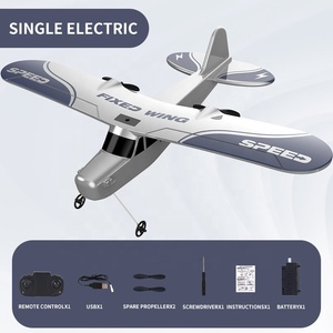 AiJH 2.4g Planeur télécommandé Avion <span class=keywords><strong>Jet</strong></span> Model Hand Throwing EPP Foam 2.5 Channel LED Light Rc Plane - Product Image 5