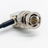 Cable Coaxial RG179 de 75 Ohmios con Conector BNC Macho a Macho, 80 cm