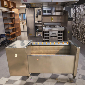 Peladora de cebolla, patata, jengibre, peladora automática de verduras, equipo industrial de procesamiento de alimentos, alta eficiencia, duradera - Product Image 1