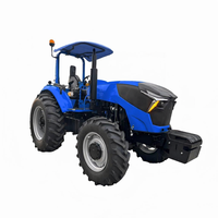 Tracteur à roues motrices KESHENG série TD 100-160HP avec transmission par engrenages, moteur de marque réputée, haute productivité et longue durée de vie