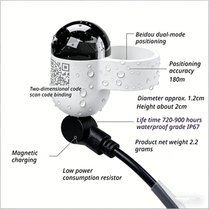 Rastreador de Aves GPS en Tiempo Real para iOS y Android, Tecnología BLE Activa, Resistente al Agua IP68, 1 Año de Duración de Batería, Dispositivo de Rastreo de Palomas - Product Image 3