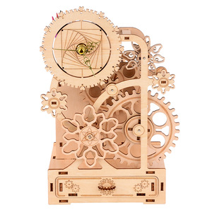 <span class=keywords><strong>Rompecabezas</strong></span> 3D de Madera para Cortar con Láser, Portalápices, Juguetes, Kits de Ensamblaje, Decoración de Escritorio para Niños - Product Image 2