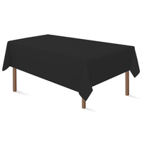 Nappes décoratives colorées robustes et étanches, nappe en plastique jetable rectangulaire pour pique-nique de fête