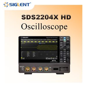 ออสซิลโลสโคป Siglent SDS2204X HD/SDS2354X HD/SDS2504X HD 12 บิต แบนด์วิดท์ 200MHz พร้อม 4 ช่องสัญญาณ และอัตราการสุ่มตัวอย่าง 2G รุ่น SDS2000X - Product Image 1