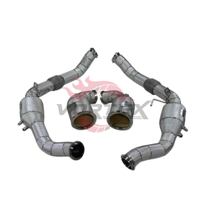 ท่อลงแคท Vortex 304 High Flow สำหรับ Porsche Panamera GTS 2.9T V6 ปี 2017-2023 พร้อมแผ่นกันความร้อน ไม่แสดงไฟเตือน Check Engine - Product Image 2