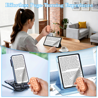 Télécommande compacte rechargeable par USB pour défilement TikTok, déclencheur d'appareil photo pour selfie, pour tablette, téléphone et diffusion en direct