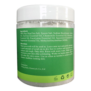 Gommage naturel pour le corps et les pieds, produit de marque, exfoliant, hydratant, adoucissant, soins de la peau, bain, arbre à thé, huile - Product Image 3
