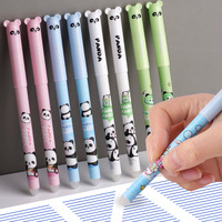 Nuevo Bolígrafo de Plástico Panda Borrable de Tinta Neutra, Secado Rápido, Resistente al Calor, de Alta Apariencia, para Estudiantes, Oficina, Material Escolar