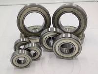 Roulements à billes à gorge profonde 6006, 6007, 6008, 6009, 6010, étanches 2RS/ZZ, en acier Gcr15, haute précision, faible bruit pour moteurs et pompes
