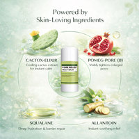 Baume Multi-Usages Bio Apaisant les Pores avec SQUALANE CACTOX-ELIXIR pour Resserrement des Pores, Stick Baume Multi-Usages à la Caféine
