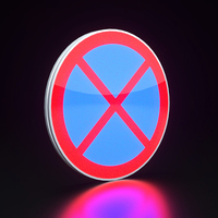 Nouveau design de plaque de signalisation LED en aluminium lumineuse active personnalisée