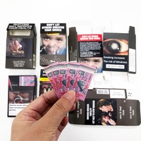 Paquets de papier écologiques personnalisés, paquets de cigarettes standardisés, emballages pré-roulés pour tabac, boîtes d'emballage pour cigarettes