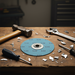 Disco Abrasivo de Corindón Grano 120 con Acoplamiento Rápido Hembra para Lijado - Product Image 3