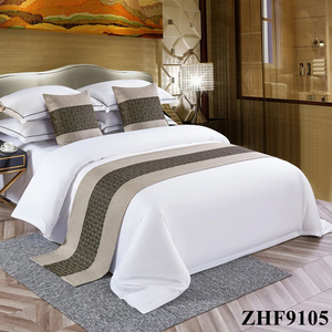Juego de Ropa de Cama de Lujo para Hotel, Edredón y Sábanas de <span class=keywords><strong>Lino</strong></span> <span class=keywords><strong>Blanco</strong></span> 100% Algodón - Product Image 2