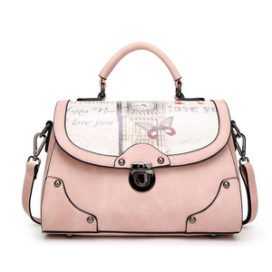 Bolso de Mano Personalizado con Estampado de Moda, Diseño de Lujo con Remaches, para Mujer - Product Image 1