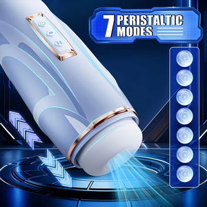 4in1自動男性用オナホール、発音機能付き、7つの吸引、7つの突き出し、10種類の振動モード搭載、男性用セックス玩具 - Product Image 2