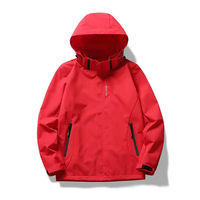 Vente directe d'usine, veste de randonnée imperméable et coupe-vent personnalisée, vêtements de sport respirants pour la montagne, le camping, veste longue à fermeture éclair