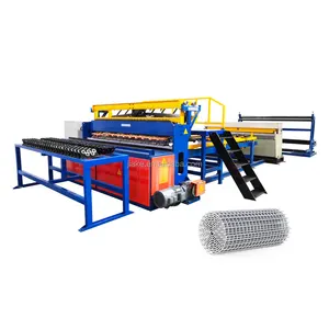 Arame automático Mesh Welding Machine Esgrima Fio/maquina para fazer 3-6mm Durável Fornecido 3-6Mm Fio Endireitar e Cortar Máquina