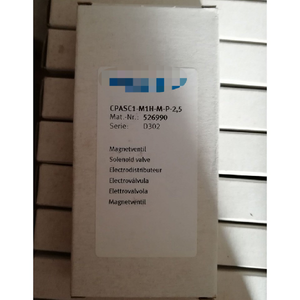 โซลินอยด์วาล์ว CPASC1-M1H-M-Pwbr-2,5 526990 รุ่นใหม่หนึ่งชิ้น - Product Image 1