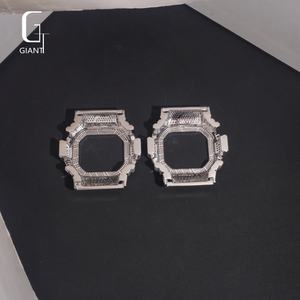 Montre Iced Out pour rappeur, <span class=keywords><strong>lunette</strong></span> GX56, boîtier de montre en moissanite colorée, argent sterling 925, boîtier de montre en moissanite VVS, certifié GRA, pour hommes - Product Image 2