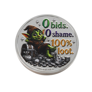 Monedas Metálicas Personalizadas al por Mayor Directo <span class=keywords><strong>de</strong></span> Fábrica, Moneda <span class=keywords><strong>de</strong></span> Juego, Moneda <span class=keywords><strong>de</strong></span> Desafío Personalizada para la Comunidad <span class=keywords><strong>de</strong></span> Videojuegos, Recuerdo Goblin - Product Image 6