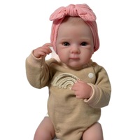 Poupée reborn souple de 20 pouces avec veines et artères visibles, poupée bébé réaliste