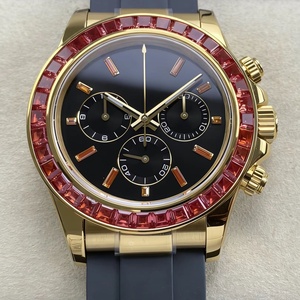 Montre pour homme luxueuse sertie de rubis de qualité supérieure, adaptée aux affaires et aux loisirs, montre mécanique multifonctionnelle - Product Image 1