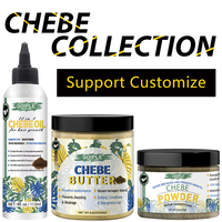Beurre de Chebe Marque Blanche pour Renforcer les Cheveux et Prévenir la Chute & 8,8 OZ Huiles Naturelles & Beurre Capillaire à Étiquette Personnalisée