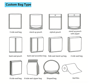 Sacchetto Personalizzato in Carta Kraft per Caffè, Richiudibile con Zip, Confezione Alimentare in Plastica per Chicchi di Caffè Biologico 250g 500g - Product Image 4