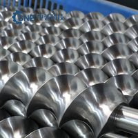 Extrudeuse de plastique à vis simple, granulateur de plastique, vis et barillet