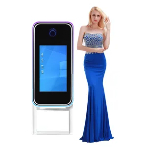 Vanya wholesale led frame touch screen magic mirror photo booth for parties events