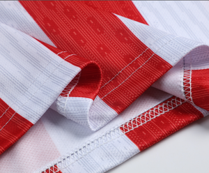 25-26 Fabriek Groothandel Op Maat Gemaakt Thais Kwaliteit Rood en Blauw Gestreept Madrid Voetbalteam Uniform Set - Product Image 4