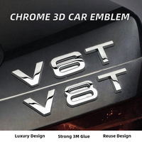 SAIGE Autocollants d'emblèmes de voiture 3D de luxe en plastique ABS chromé noir électroplaqué personnalisés pour carrosserie de voiture 328i 330i 335i 525i X3 X5