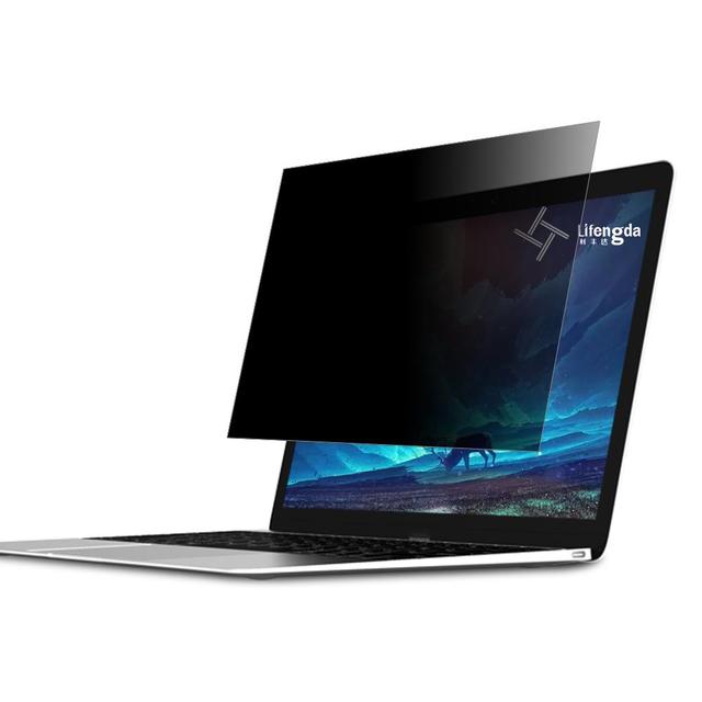 LFD1492 Easy Installation Framed Anti-Spy Anti-Glare Anti-Blue Light PET Film Privacy Filter for Laptop 13 Inch