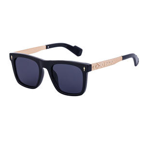 Gafas de sol polarizadas TAC para hombre, montura cuadrada, protección UV400, gafas para conducir al aire libre, montura de PC, color negro - Product Image 5