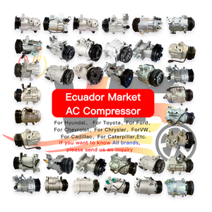 Compressore AC 12V <span class=keywords><strong>Serie</strong></span> ALL per Aria Condizionata Auto, Compatibile con Hyundai Santa /Toyota Chevrolet Aveo, Compressore 24V AC - Product Image 3