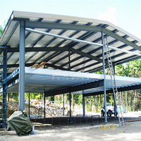 Kits de hangar préfabriqué en acier léger de marque propre, pour entrepôt, hangar agricole, atelier, avec conception CAO/Tekla, soudage, pliage, durée de vie de 50 ans