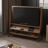 Meuble TV / Unité de divertissement en stock aux États-Unis, facile à déplacer, profil bas, réglable en hauteur, pour salon, vente en gros, DSG030