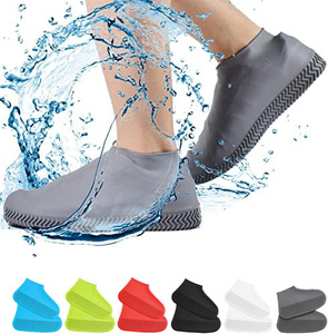 Yeniden silikon su geçirmez ayakkabı açık hava etkinlikleri için kaymaz yağmur ayakkabısı kılıfları kapakları-ev araç gereçleri ürün - Product Image 4