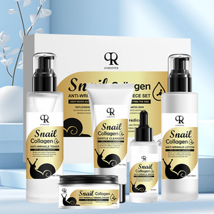 Produits de soin de la peau à base de collagène et d'escargot, série professionnelle, vente chaude, ensemble de 5 pièces, ensemble de soins de la peau - Product Image 2
