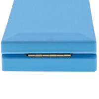 Pronto stock clamshell sky blue medal box set di gioielli confezione regalo con logo personalizzato per scatola di immagazzinaggio di imballaggio di medaglie