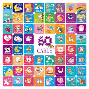 60 pcs Lunch Box Notes for Kids Cute Motivational and Inspirational Thinking of You Cards for Boys and Girls Lunchbox