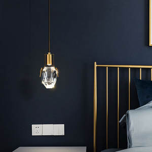 Candelabros de cristal modernos, iluminación de fondo minimalista, luz colgante de pared para isla de cocina - Product Image 3