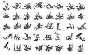 Panca per Pesi Regolabile e Pieghevole Serie SM FL, Attrezzatura Fitness per Bodybuilding - Product Image 5